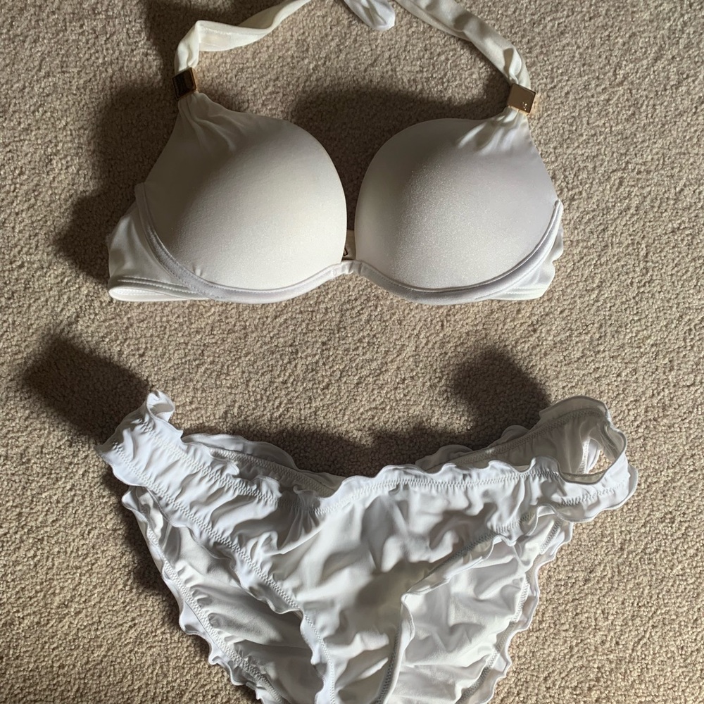 Victoria secret women’s swim suit white